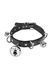 Ошейник c бубенцами Fetish Tentation Choker Bells, экокожа, Черный