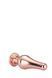 DT21826 анальна пробка конічної форми Dream Toys GLEAMING LOVE ROSE GOLD PLEASURE PLUG S