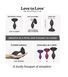 Силіконова анальна пробка Love To Love OPEN ROSES L SIZE - BLACK ONYX