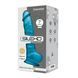 Фалоімітатор SilexD Johnny Blue (MODEL 1 size 7in), двошаровий, силікон+Silexpan, діаметр 3,8 см