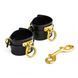 Наручники UPKO Handcuffs італійська шкіра, чорні