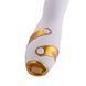 Вибратор-кролик с флогером LOCKINK SEVANDA Whip Vibrating Massage Wand - White & Golden