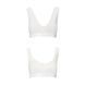 Спортивный топ из эластичного хлопка Passion PS005 TOP white, size L