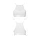 Спортивный топ с прозрачной вставкой Passion PS006 TOP white, size L
