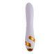 Вибратор-кролик с флогером LOCKINK SEVANDA Whip Vibrating Massage Wand - White & Golden