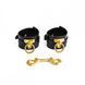Наручники UPKO Handcuffs італійська шкіра, чорні