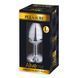 Металева анальна пробка з кристалом Alive Mini Metal Butt Plug Blue L