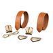 Наручники LOCKINK Wristcuffs/Anklecuffs Brown Set