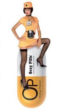 Мастурбатор пігулка Love To Love SEXY PILLS ORANGE PASSION, Оранжевый