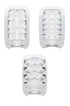 Набор мастурбаторов Dorcel - 3 SEX SHOTS, Прозрачный