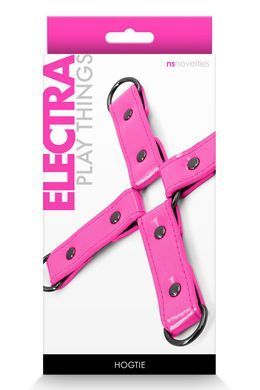 Хрестоподібна система фіксації NS Novelties Electra Hog Tie, рожевий