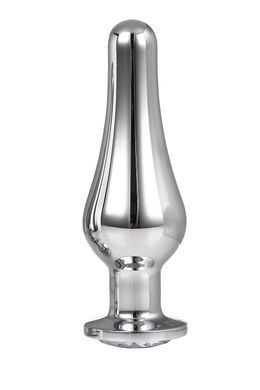 DT21825 анальна пробка конічної форми Dream Toys GLEAMING LOVE SILVER PLEASURE PLUG L