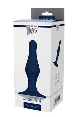 Dt21711 анальна пробка CHEEKY LOVE SILICONE PLUG LARGE BLUE