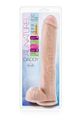 Фаллоимитатор гигант киберкожа AU NATUREL DADDY 14INCH SENSA FEEL