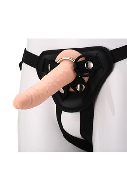 Реалистичный страпон REALSTUFF STRAP ON REAL DILDO