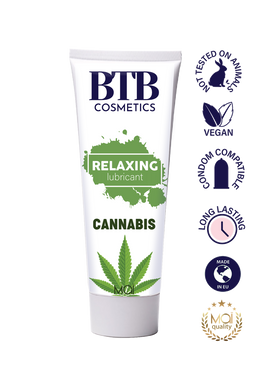 Лубрикант на водній основі BTB WATER BASED CANNABIS LUBRICANT 100ML
