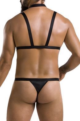 Комплект мужского белья из стреп Passion Set Andrew S/M, стринги, шлейка