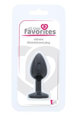 Анальна пробка ALL TIME FAVORITES SILICONE DIAMOND PLUG