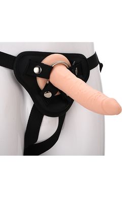 Реалистичный страпон REALSTUFF STRAP ON REAL DILDO