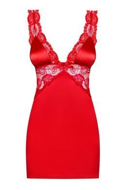 410930 Сорочка Obsessive&nbsp;Secred&nbsp;Chemise&nbsp;L/XL&nbsp;красная