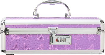 Кейс для хранения секс-игрушек BMS Factory - The Toy Chest Lokable Vibrator Case с кодовым замком, Фиолетовый