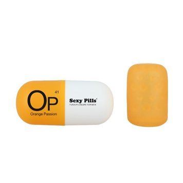 Мастурбатор пилюля Love To Love SEXY PILLS ORANGE PASSION, Оранжевый