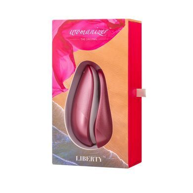 Вакуумний кліторальний стимулятор Womanizer Liberty Pink