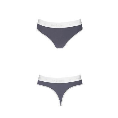 Спортивные трусики-стринги Passion PS007 PANTIES dark grey, size M