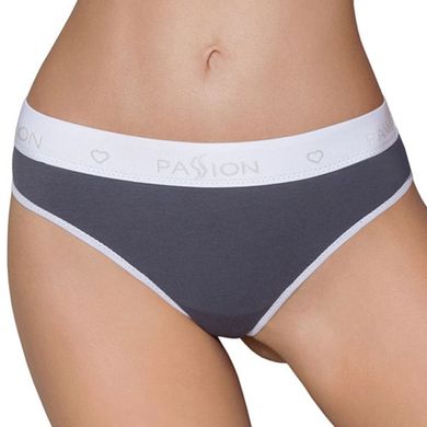 Спортивні трусики-стрінги Passion PS007 PANTIES dark grey, size L