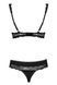 Комплект Obsessive MIAMOR SET S/M черная открыт,грудь
