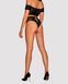 Комплект кружевной топ и трусики Obsessive Inessita set Black S/M/L