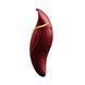 Вибратор 2в1 с язычком Zalo &mdash; Hero Wine Red, кристалл Swarovski