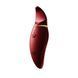 Вибратор 2в1 с язычком Zalo &mdash; Hero Wine Red, кристалл Swarovski