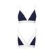 Спортивний топ з подвійними бретелями Passion PS007 TOP navy blue, size M
