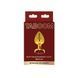 Анальна металева пробка M (Medium) з каменем червоного кольору Butt Plug With Diamond Jewel Taboom