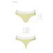 Спортивні трусики-стрінги Passion PS007 PANTIES yellow, size S