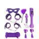 Набір для БДСМ ігор Bondage Restraints Set, Purple