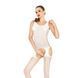 Бодістокінг Passion BS029 white, комбінезон, імітація панчох і пояса, Білий