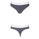 Спортивные трусики-стринги Passion PS007 PANTIES dark grey, size L