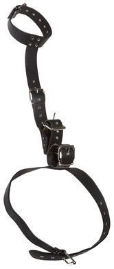 Система фиксации Bad Kitty Neck and Hand Restraints, черного цвета