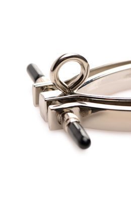 Затискач для статевих губ Master Series: Pussy Tugger Adjustable Vagina Clamp with Chain