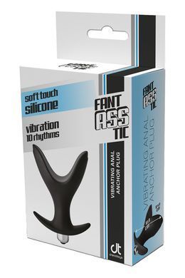 Анальная пробка с вибрацией FANTASSTIC VIBRATING ANAL ANCHOR PLUG BLACK