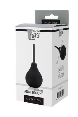 Анальна клізма із щіточкою для очищення Dream Тoys Еssentials ANAL DOUCHE чорна