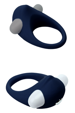 Эрекционное кольцо с вибрацией Dream Toys RINGS OF LOVE STIMU RING BLUE