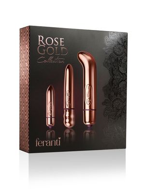 Набор вибраторов Rocks Off Rose Gold, Розовое золото