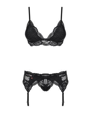 Нав'язливий 810-EG-1 3 PCS встановити чорний S/M