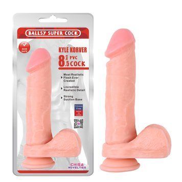 Фаллоимитатор Chisa&nbsp;Ballsy&nbsp;super&nbsp;cock&nbsp;8.5