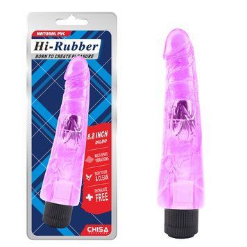 CH76454 Вибратор&nbsp;фиолетовый Chisa&nbsp;Hi-Rubber&nbsp;8.8