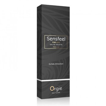 Мужская туалетная вода SENSFEEL + афродизиак, 10 мл эффективная феромон-технология Orgie