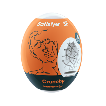 Самосмазывающийся мастурбатор яйцо Satisfyer Egg Crunchy